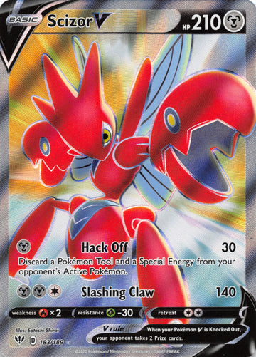 Scizor V (Full Art) (183/189) [SWSH03: Darkness Ablaze] - Duel Kingdom