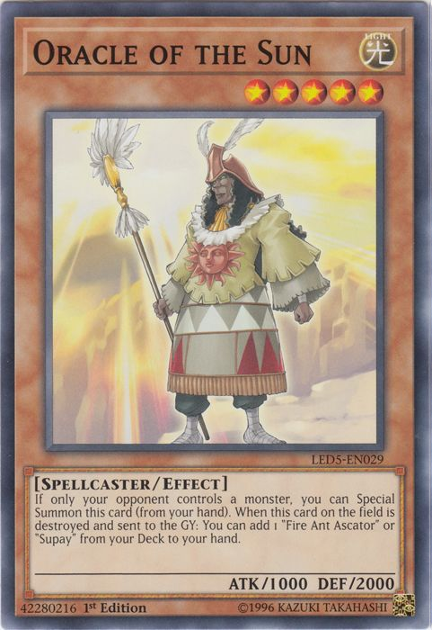 Oracle of the Sun [LED5-EN029] Common - Duel Kingdom