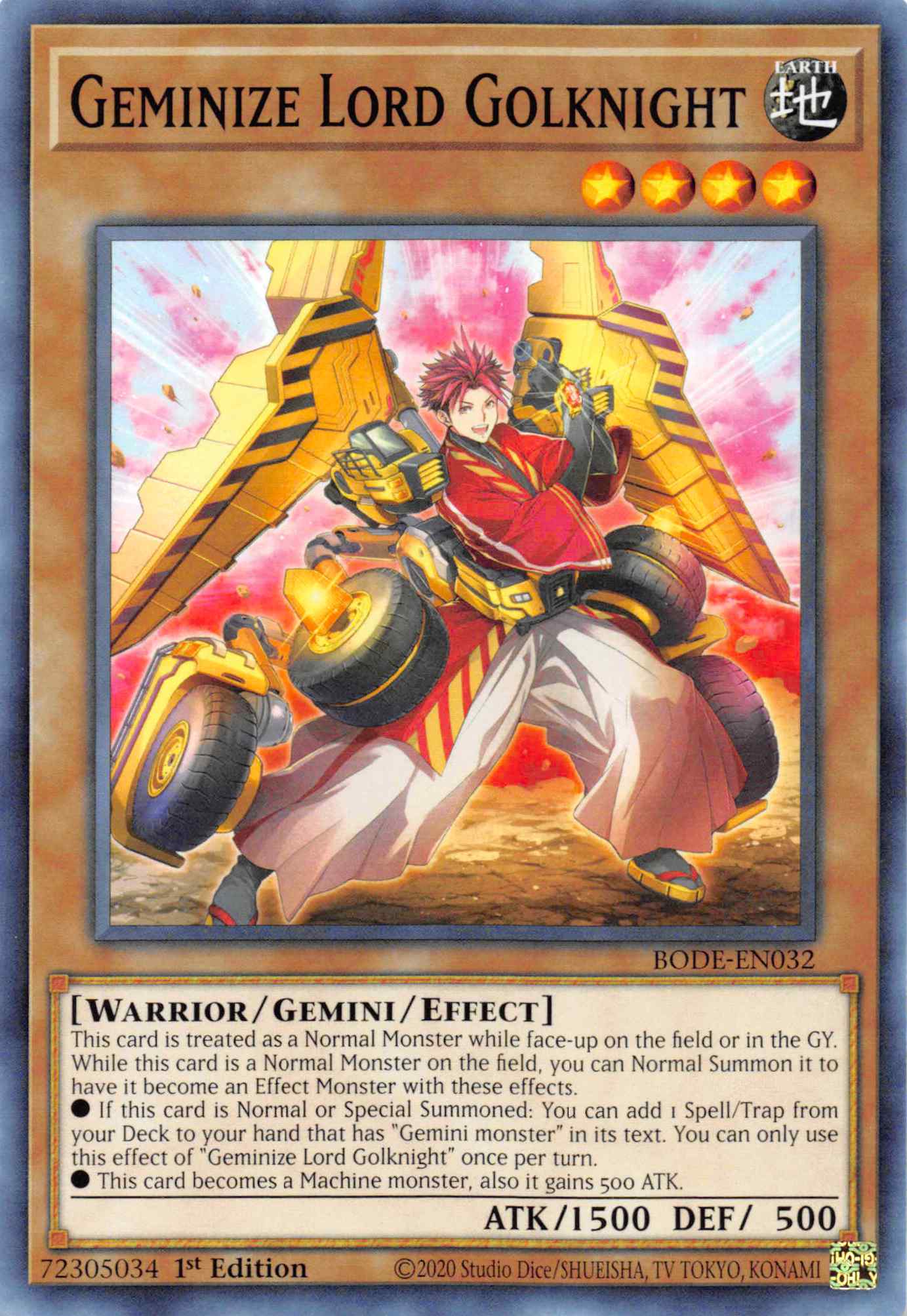 Geminize Lord Golknight [BODE-EN032] Common - Duel Kingdom