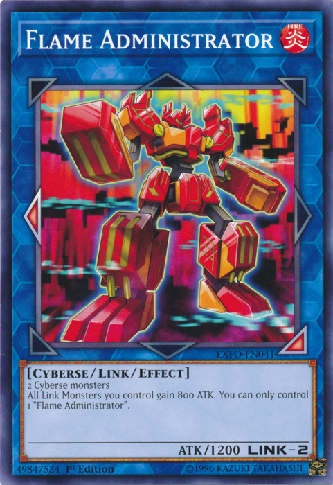 Flame Administrator [EXFO-EN041] Common - Duel Kingdom