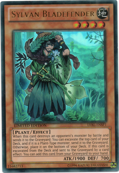 Sylvan Bladefender [LVAL-ENSP1] Ultra Rare - Duel Kingdom