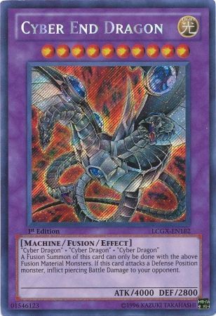 Cyber End Dragon (Alternate Art) [LCGX-EN182] Secret Rare - Duel Kingdom