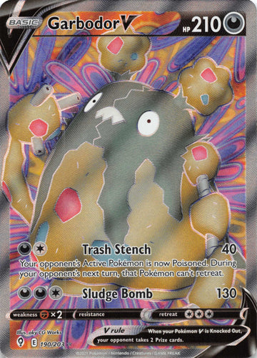 Garbodor V (190/203) [Sword & Shield: Evolving Skies]