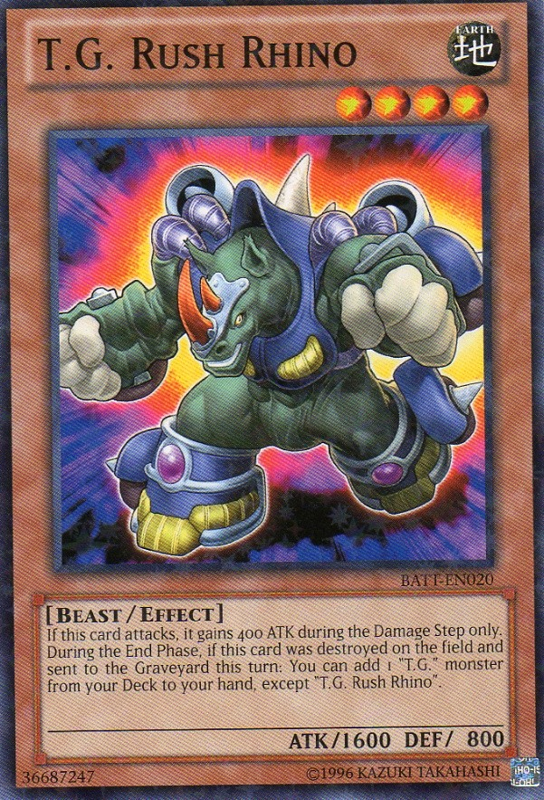 T.G. Rush Rhino [BATT-EN020] Starfoil Rare - Duel Kingdom