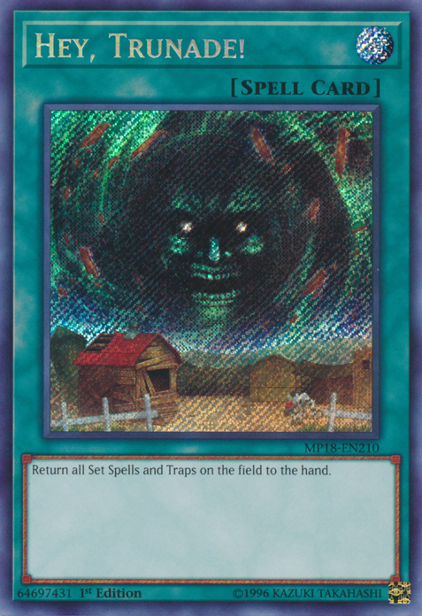 Hey, Trunade! [MP18-EN210] Secret Rare - Duel Kingdom