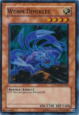 Worm Dimikles [HA01-EN020] Super Rare - Duel Kingdom