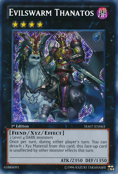 Evilswarm Thanatos [HA07-EN063] Secret Rare - Duel Kingdom