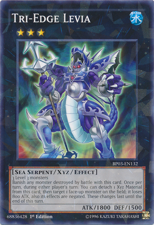 Tri-Edge Levia [BP03-EN132] Shatterfoil Rare - Duel Kingdom