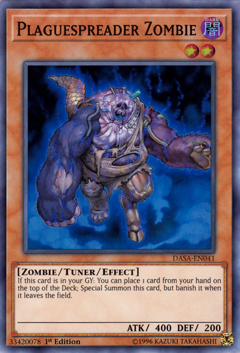Plaguespreader Zombie [DASA-EN041] Super Rare - Duel Kingdom