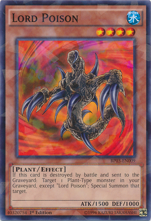 Lord Poison [BP03-EN009] Shatterfoil Rare - Duel Kingdom