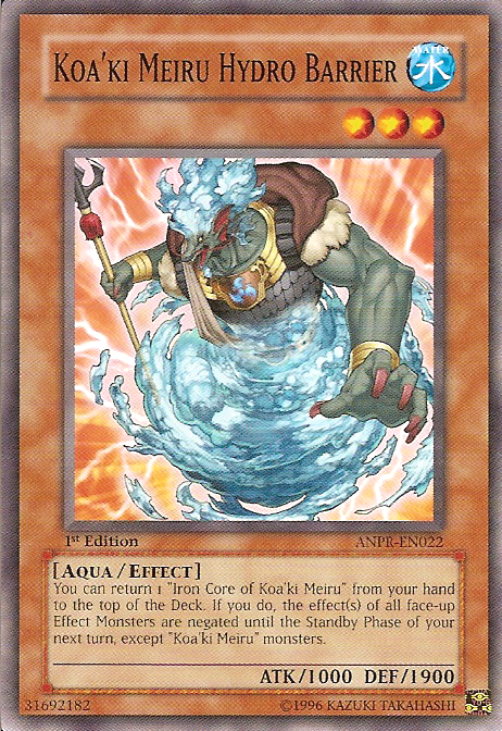 Koa'ki Meiru Hydro Barrier [ANPR-EN022] Common - Duel Kingdom