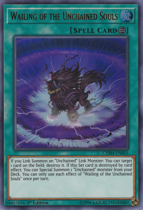 Wailing of the Unchained Souls [CHIM-EN055] Ultra Rare - Duel Kingdom