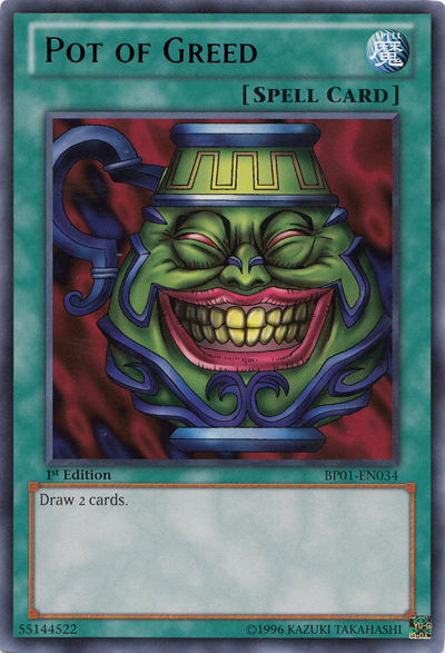 Pot of Greed [BP01-EN034] Rare - Duel Kingdom