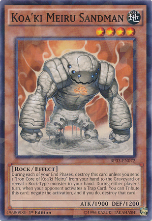 Koa'ki Meiru Sandman [BP03-EN072] Shatterfoil Rare - Duel Kingdom