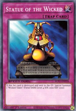 Statue of the Wicked [SGX1-END18] Common - Duel Kingdom