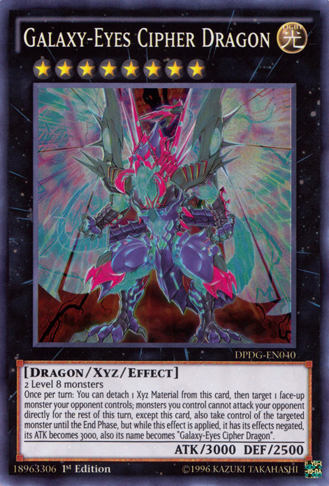 Galaxy-Eyes Cipher Dragon [DPDG-EN040] Super Rare - Duel Kingdom