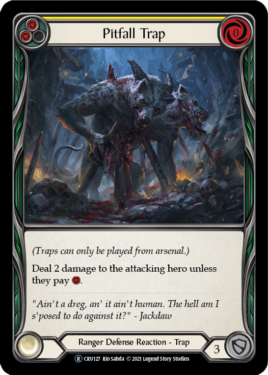 Pitfall Trap [CRU127] Unlimited Normal - Duel Kingdom