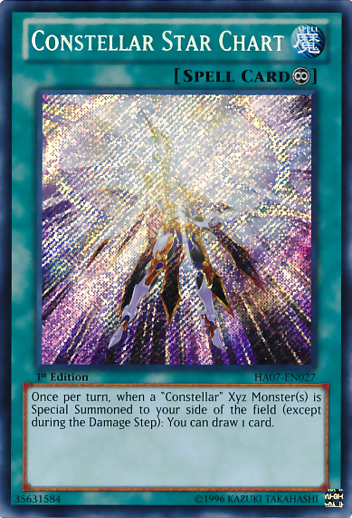 Constellar Star Chart [HA07-EN027] Secret Rare - Duel Kingdom