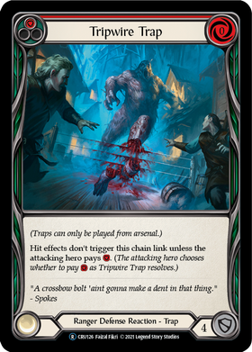 Tripwire Trap (Rainbow Foil) [CRU126-RF] Unlimited Rainbow Foil - Duel Kingdom