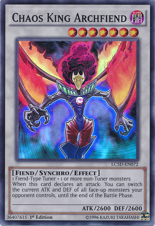 Chaos King Archfiend [LC5D-EN072] Super Rare - Duel Kingdom