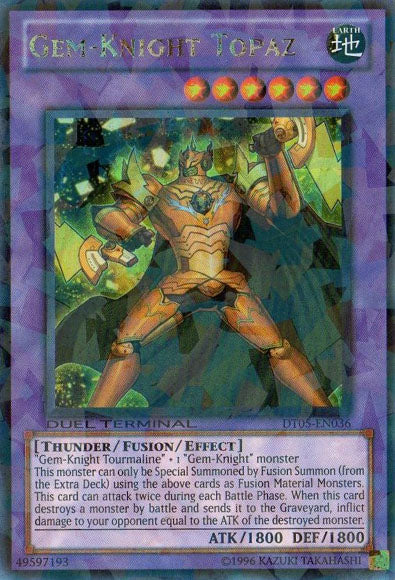 Gem-Knight Topaz [DT05-EN036] Ultra Rare - Duel Kingdom