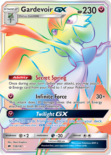 Gardevoir GX (159/147) [Sun & Moon: Burning Shadows] - Duel Kingdom