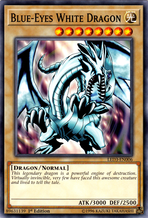 Blue-Eyes White Dragon [LED3-EN006] Common - Duel Kingdom