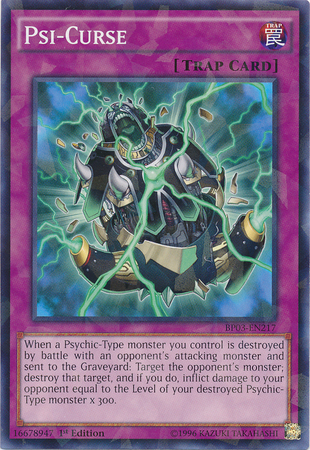 Psi-Curse [BP03-EN217] Shatterfoil Rare - Duel Kingdom