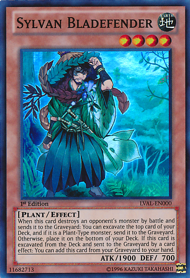 Sylvan Bladefender [LVAL-EN000] Super Rare - Duel Kingdom