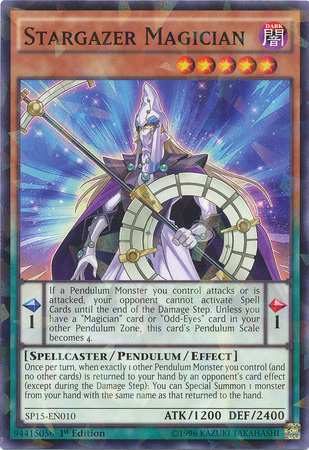 Stargazer Magician [SP15-EN010] Shatterfoil Rare - Duel Kingdom