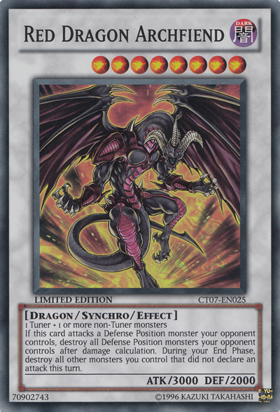 Red Dragon Archfiend [CT07-EN025] Super Rare - Duel Kingdom