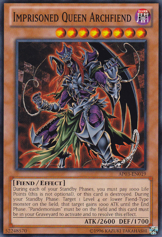 Imprisoned Queen Archfiend [AP03-EN019] Common - Duel Kingdom