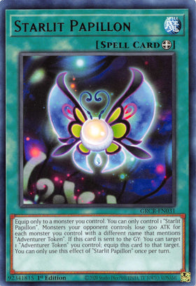 Starlit Papillon [GRCR-EN031] Rare - Duel Kingdom