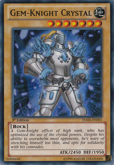 Gem-Knight Crystal [HA06-EN001] Super Rare - Duel Kingdom