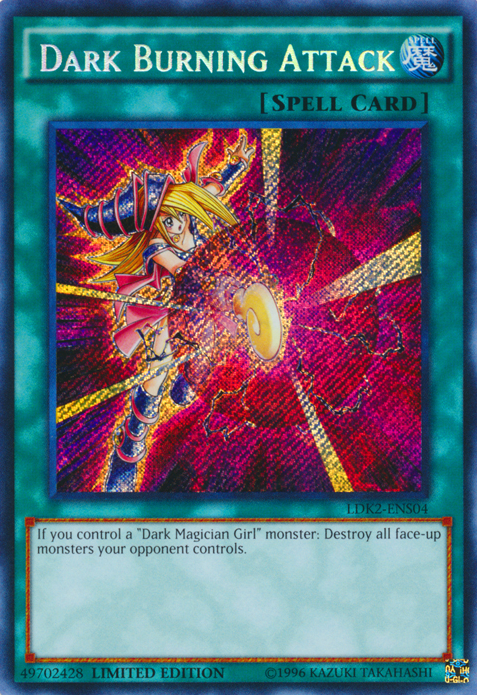 Dark Burning Attack [LDK2-ENS04] Secret Rare - Duel Kingdom