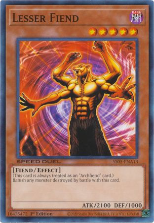 Lesser Fiend [SS05-ENA13] Common - Duel Kingdom