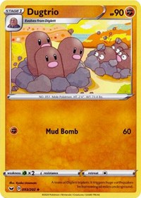 Dugtrio (093/202) [SWSH01: Sword & Shield Base Set] - Duel Kingdom