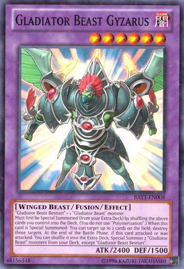 Gladiator Beast Gyzarus [BATT-EN008] Starfoil Rare - Duel Kingdom