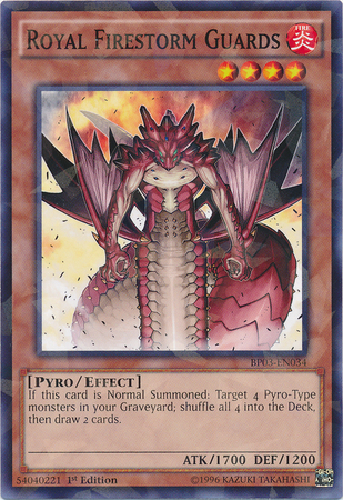 Royal Firestorm Guards [BP03-EN034] Shatterfoil Rare - Duel Kingdom