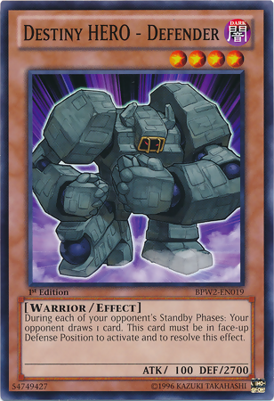 Destiny Hero - Defender [BPW2-EN019] Common - Duel Kingdom