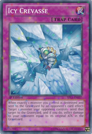 Icy Crevasse [SP13-EN037] Starfoil Rare - Duel Kingdom