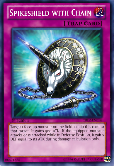 Spikeshield with Chain [CBLZ-EN076] Common - Duel Kingdom