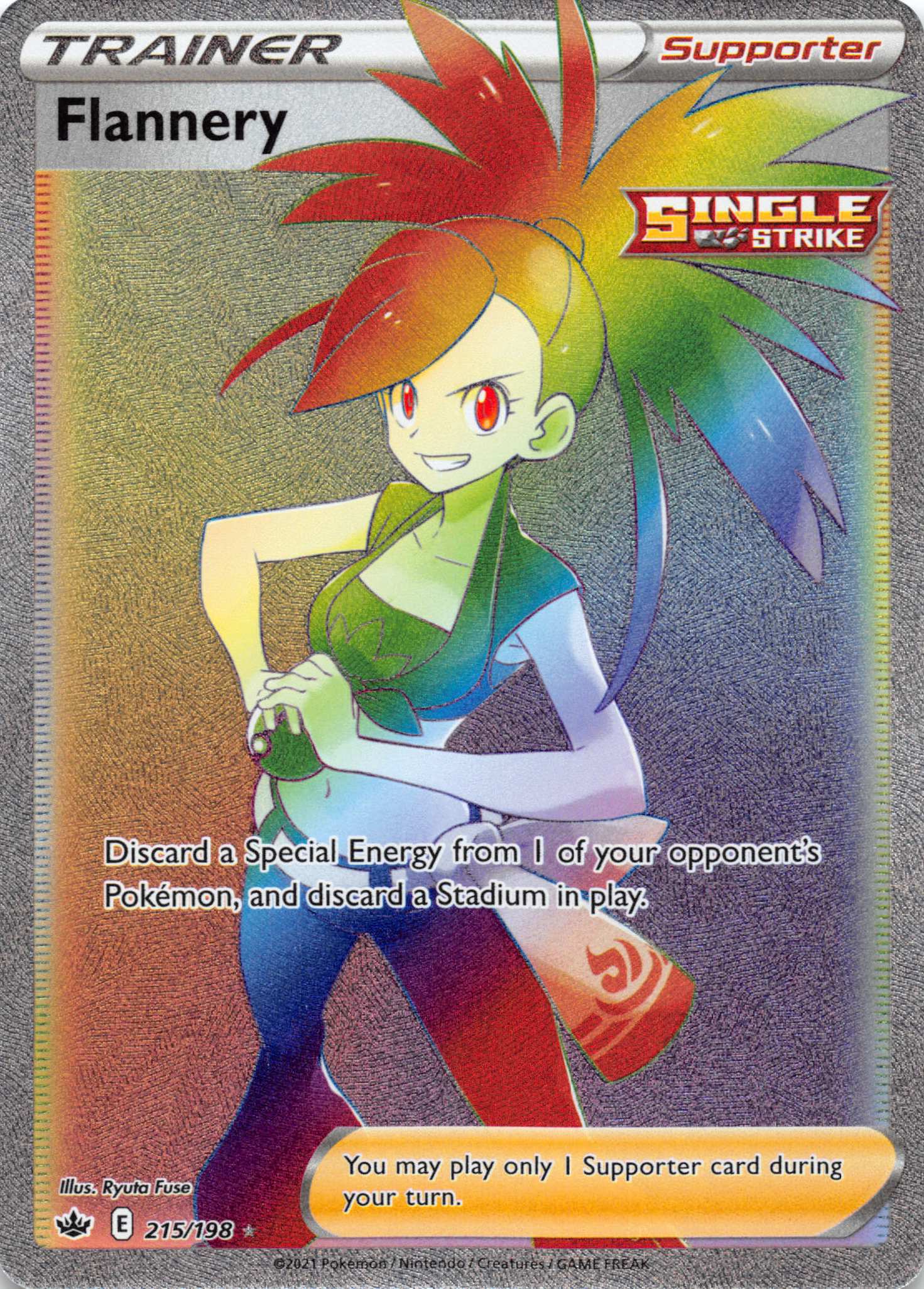 Flannery (215/198) [Sword & Shield: Chilling Reign]