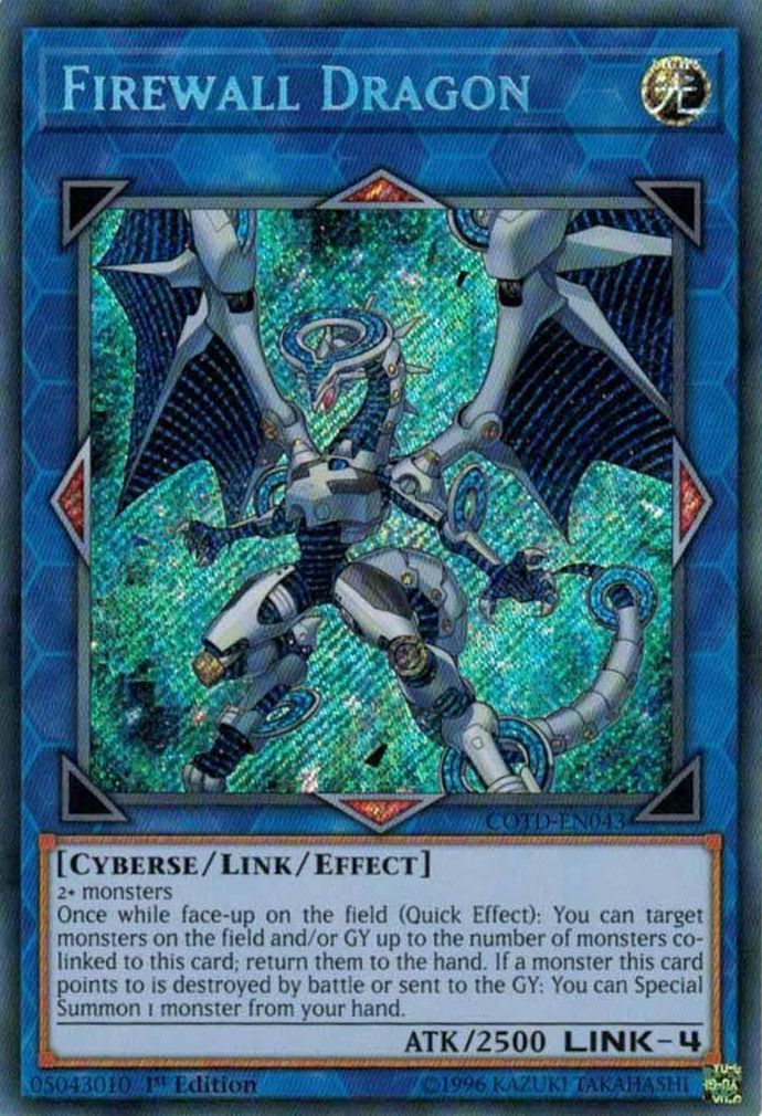 Firewall Dragon [COTD-EN043] Secret Rare - Duel Kingdom