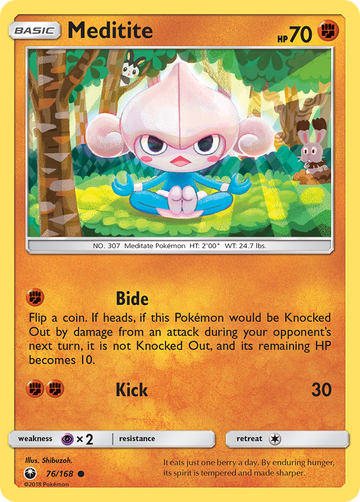 Meditite (76/168) [Sun & Moon: Celestial Storm] - Duel Kingdom