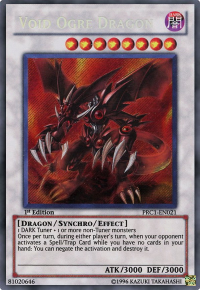 Void Ogre Dragon [PRC1-EN021] Secret Rare - Duel Kingdom