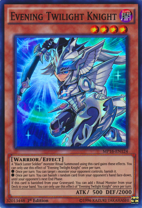 Evening Twilight Knight [MP16-EN124] Super Rare - Duel Kingdom