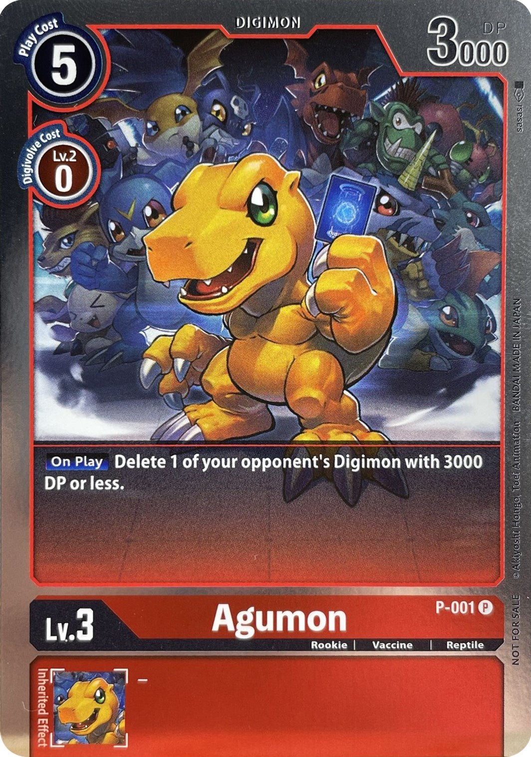 Agumon - P-001 [P-001] [Digimon Promotion Cards] Foil