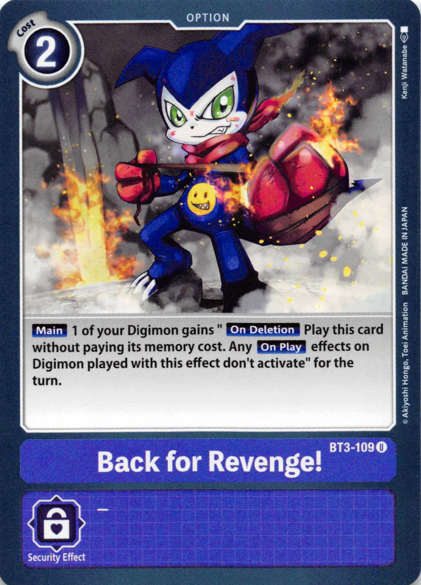 Back for Revenge! [BT3-109] [Release Special Booster] Normal