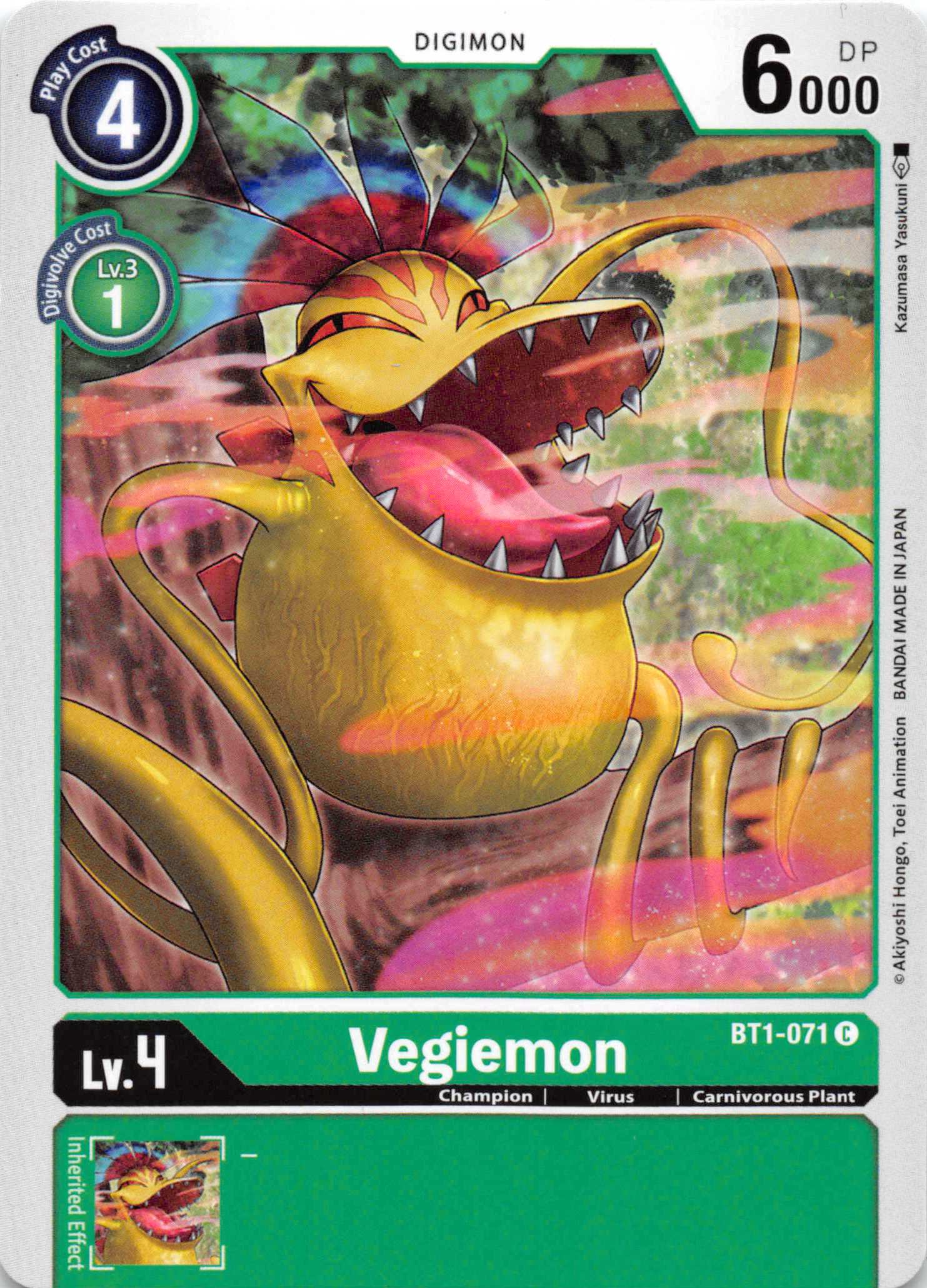 Vegiemon [BT1-071] [Release Special Booster] Normal